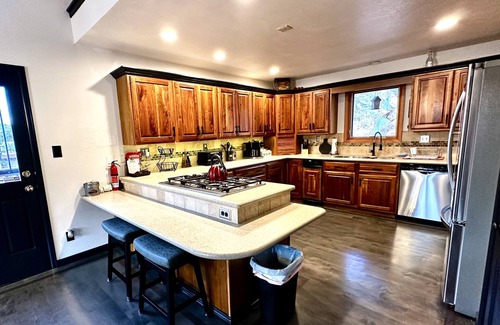 West Colorado Springs Casa | Indoor pool, hot tub, sauna!