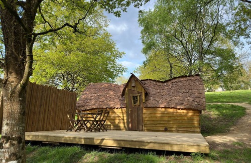 Saint-Nicolas des Eaux Cabina | Insolite - Cabane Enchantée Face à la Rivière