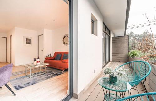 San Jose Insurgentes Apartamento | Insurgentes Area Apt Balcony, Outdoor Lounge