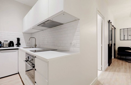 Quartier Saint-Ambroise Apartamento | Apartamento íntimo - 1BR/4P - Saint-Ambroise