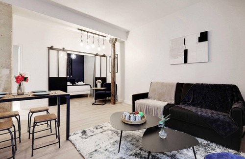 Quartier Saint-Ambroise Apartamento | Apartamento íntimo - 1BR/4P - Saint-Ambroise