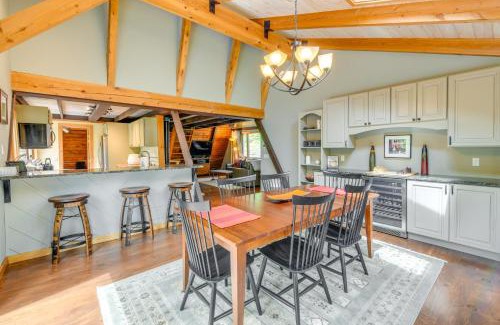 Warren Casa | Inviting A-Frame Cabin with Saltwater Hot Tub!