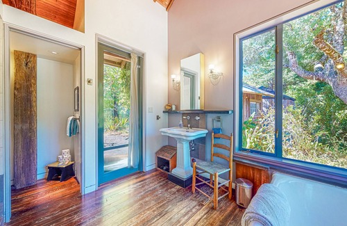Occidental Casa | Inviting dog-friendly home with hot tub, fireplace, charming patio, & W/D