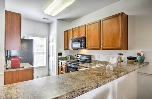 Deep River Casa | Inviting High Point Townhome with Patio + Privacy!