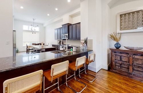 MacGregor Casa | Inviting home with private pool, fireplace & modern charm - walk to attractions