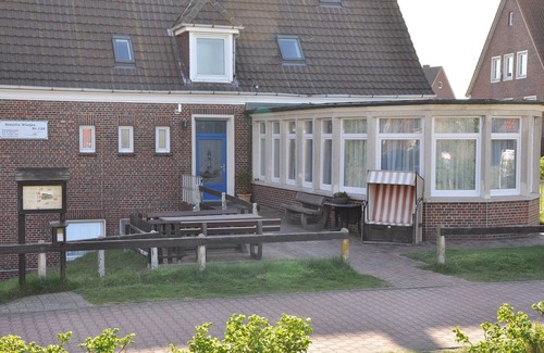 Baltrum Apartamento | Island apartment with terrace, stepless and central