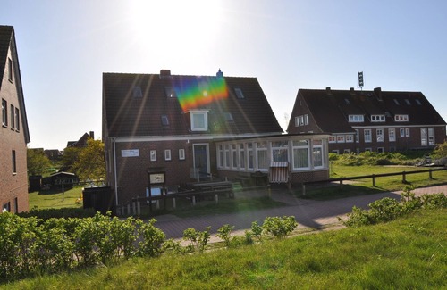 Baltrum Apartamento | Island apartment with terrace, stepless and central