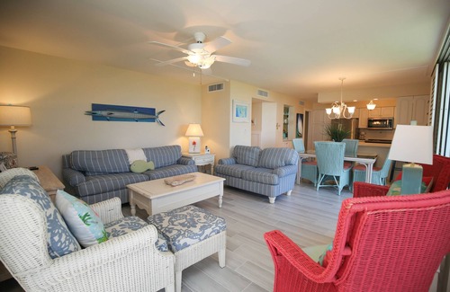 Sanibel Condominio | Vista a la playa de 2 dormitorios y 2 baños en el oeste del Golfo unidad