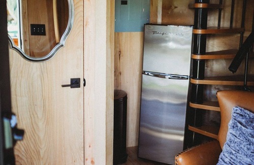 College Casa | It is a tiny home in the treehouse located in the middle of Fairbanks.