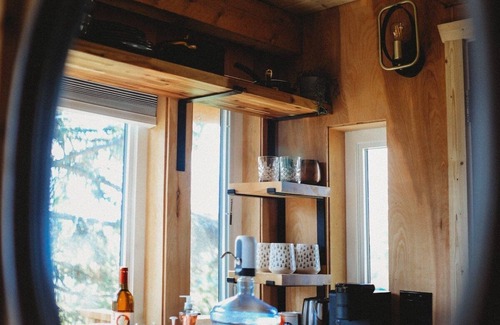 College Casa | It is a tiny home in the treehouse located in the middle of Fairbanks.