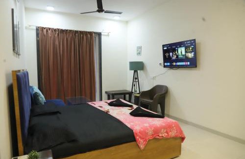 Karjat Apartamento | Ivy Bliss Studio with Private Pool, B 09, Karjat