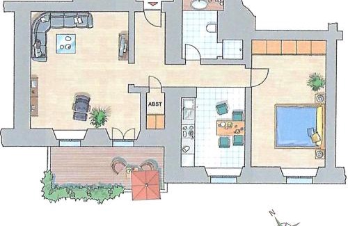Hohen Niendorf Apartamento | Jagdschloß zu Hohen Niendorf Fewo 6