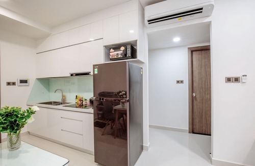 District 4 Apartamento | JapaneseHost * Camina hasta BenNhaRong * CENTRE * Gimnasio y piscina * Cerca de BuiVien, mercado BenThanh