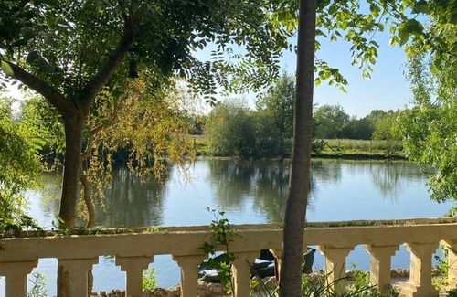 Les Roches-l'Eveque Casa | Jardin d'Ebène SPA SAUNA on the banks of the river Loir
