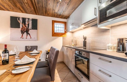 Morzine Apartamento | En una calle tranquila en el centro del pueblo