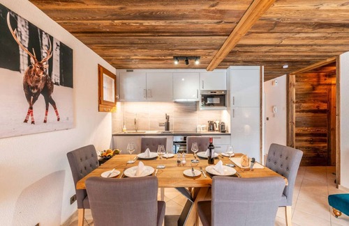 Morzine Apartamento | En una calle tranquila en el centro del pueblo