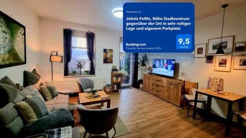 Cottbus Apartamento | Johnis FeWo, Nähe Stadtzentrum - Uni in sehr ruhiger Lage mit Terrasse und eigenem Parkplatz
