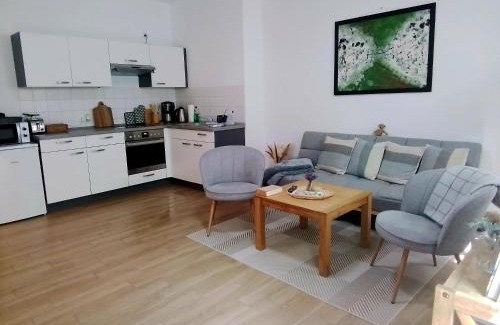 Cottbus Apartamento | Johnis FeWo, Nähe Stadtzentrum - Uni in sehr ruhiger Lage mit Terrasse und eigenem Parkplatz