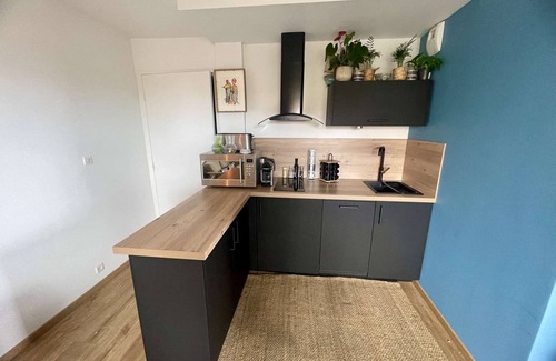 Saint-Etienne-la-Thillaye Apartamento | Joli Studio Avec Balcon en Bord de mer