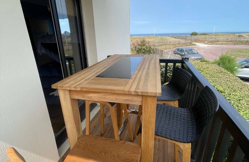 Saint-Etienne-la-Thillaye Apartamento | Joli Studio Avec Balcon en Bord de mer