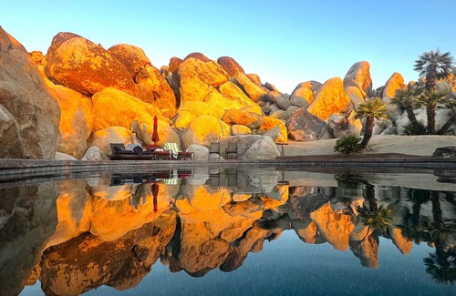 Panorama Heights Casa | Romántica de estilo europeo en Villa de Límites de Joshua Tree Park