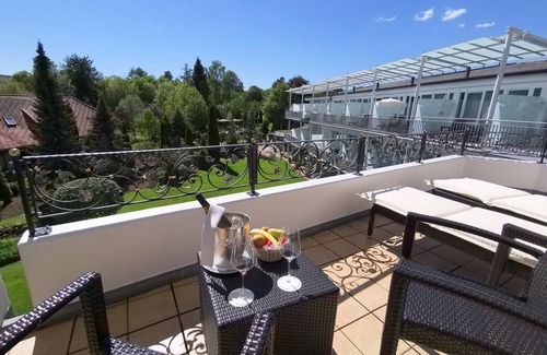 Schluchsee Apartamento | Junior suite with shower/WC and balcony