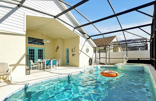 Windsor Palms Casa | Nuevas mejoras! Limpio / espacioso - South Facing Htd Pool / Spa - 5 millas a Disney