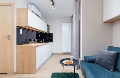 Warszawskie Apartamento | Kątowa 10 | Modern Studio | Balcony | Home office