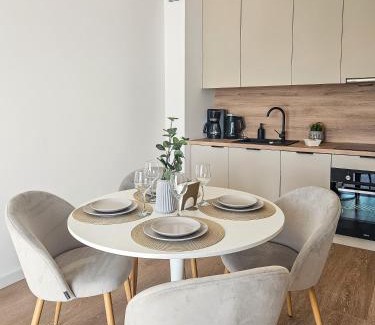 Olsztynek Apartamento | Kairos Apartments -Aramis- darmowy parking, klimatyzacja