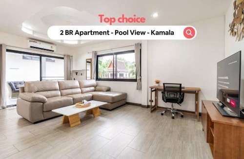 Kamala Apartamento | Kamala Fantasy - 2 BR Pool View Apartment - Kamala Beach
