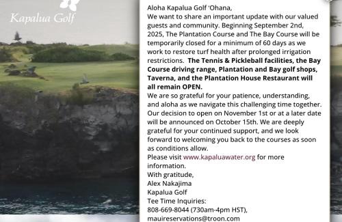 Kapalua Casa | Kapalua Golf Villa 12V 1