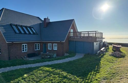 Langeneß Apartamento | Kapitänshaus Meerblick