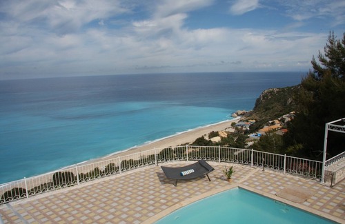 Agios Nikitas Villa | Kathisma Villa Margaux, piscina privada con vistas espectaculares
