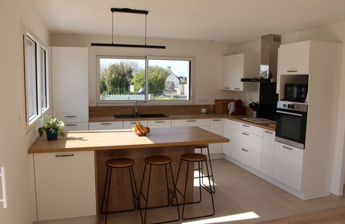 Ploudalmezeau Casa | Kerheol, bright house with garden and beach on foot