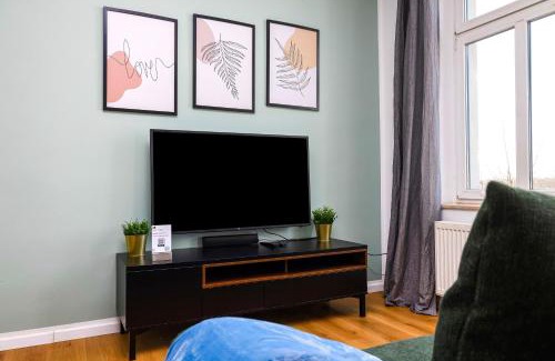 Eutritzsch Apartamento | Kernsaniert-Küche-WIFI-Designerbad-Netflix