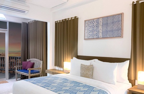 Tanjungbenoa Cama Y Desayuno | King Bedroom with Sea View Terrace