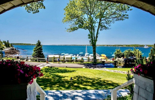 Boothbay Harbor Apartamento | King Rm | Fireplace + Water View | No Hidden Fees