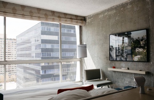 Wilshire Center Hotel | King Room at The LINE Hotel Los Angeles, Pet-friendly Property, Outdoor Pool!