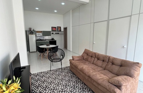 Vila Nova Apartamento | Kitnet Elegance-Ideal for families of up to 4 people. Full kitchen/Parking