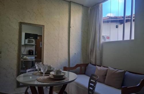 Vila Regina Apartamento | Kitnet 105 central com lavadora tv smart e ar condicionado
