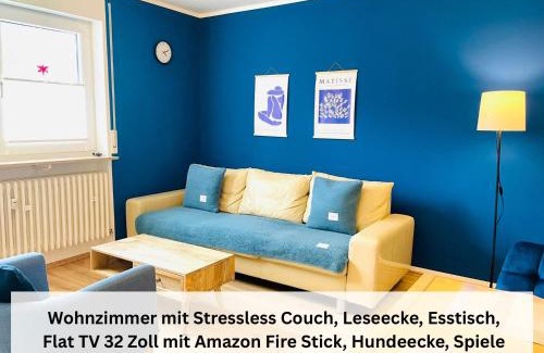 Sankt Wendel Apartamento | Kleine Auszeit Ferienwohnung nahe Bosenbergklinik mit Parkplatz, Haustiere willkommen