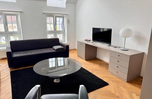 Sankt Polten Apartamento | Klimatisierte Luxus-Dachterrassenwohnung im Zentrum