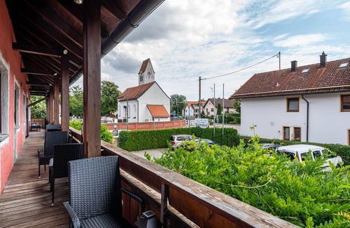 Munchen District Apartamento | Habitación 'Zimmer 5' con terraza compartida, balcón y Wi-Fi