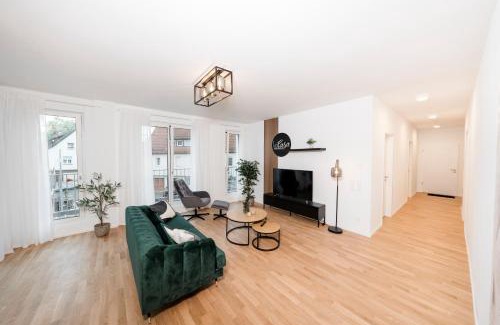 Boeblingen Apartamento | koCASA-Apartments 01, City-Center Böblingen, Stellplatz, Balkon, Waipu-Tv