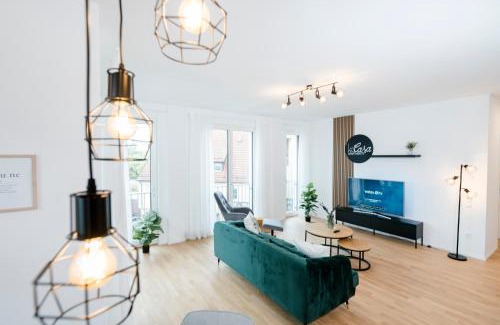 Boeblingen Apartamento | koCASA-Apartments 02, Design, City-Center Böblingen, Stellplatz, Balkon