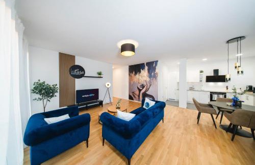 Boeblingen Apartamento | KoCASA-Apartments 03, City-Center Böblingen, Stellplatz, Balkon