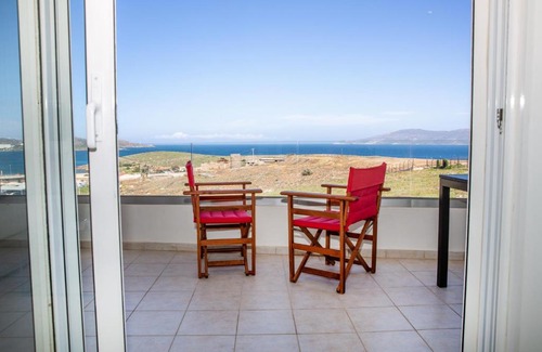 Lavrio Apartamento | Komfort City Apartment "Elias" mit Meerblick in Lavrio