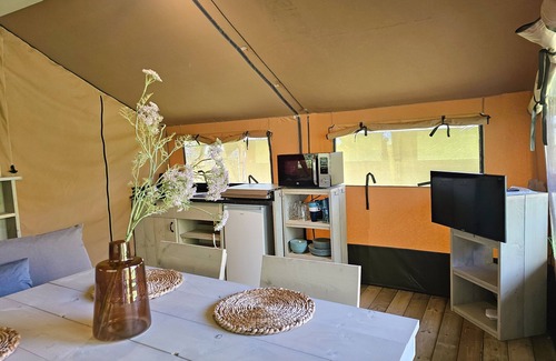 Aagtekerke Alquiler De RV | Komfortables Safarizelt, in der Nähe von Domburg, Strand und Wald