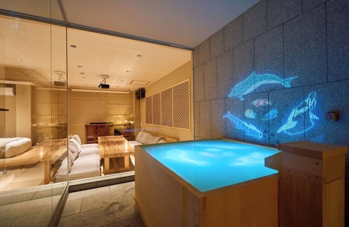 Minato Apartamento | KONJAKUSO Osaka Tempozan IKESU Projection Mapping SPA / Osaka Ōsaka