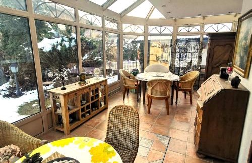 Oberstaufen Apartamento | Konstanzer Bergblick mit Wintergarten